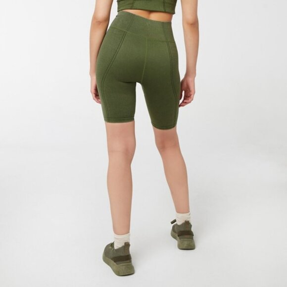 Ardene Move seamless biker shorts green women's size XS-S - Picture 2 of 6